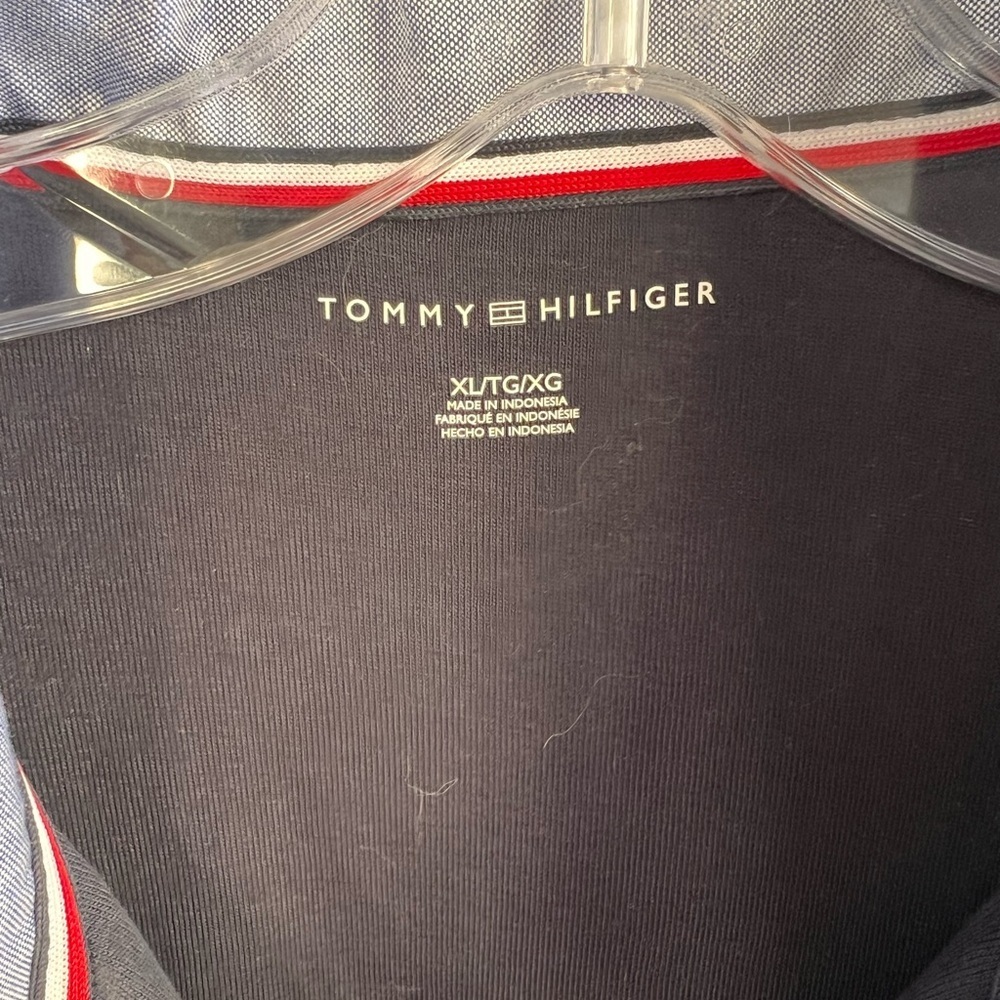 Tommy Hilfiger Navy and Light Blue Dress XL - Picture 3 of 5